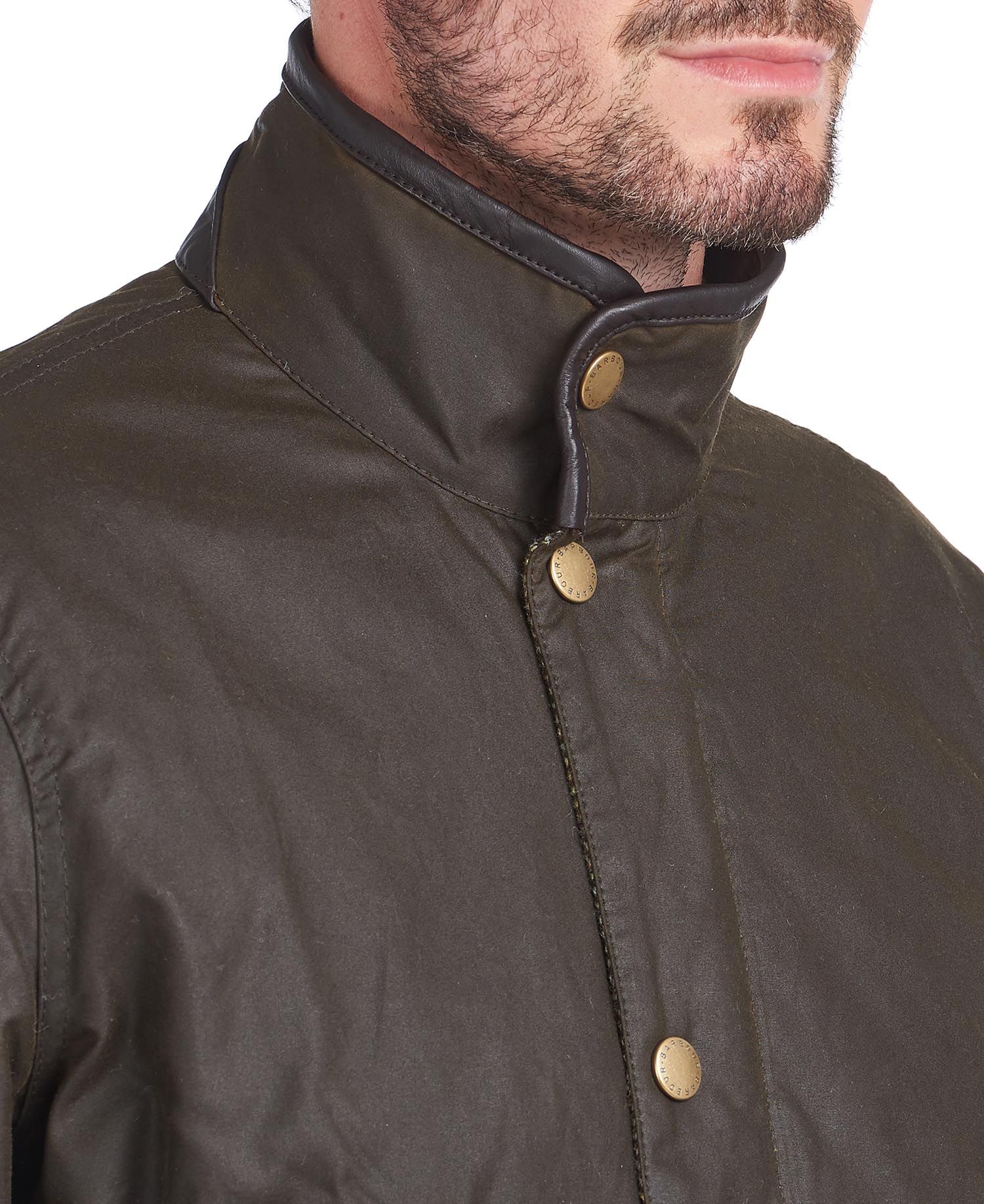 Barbour, Hereford, Wax, Jacket, collar