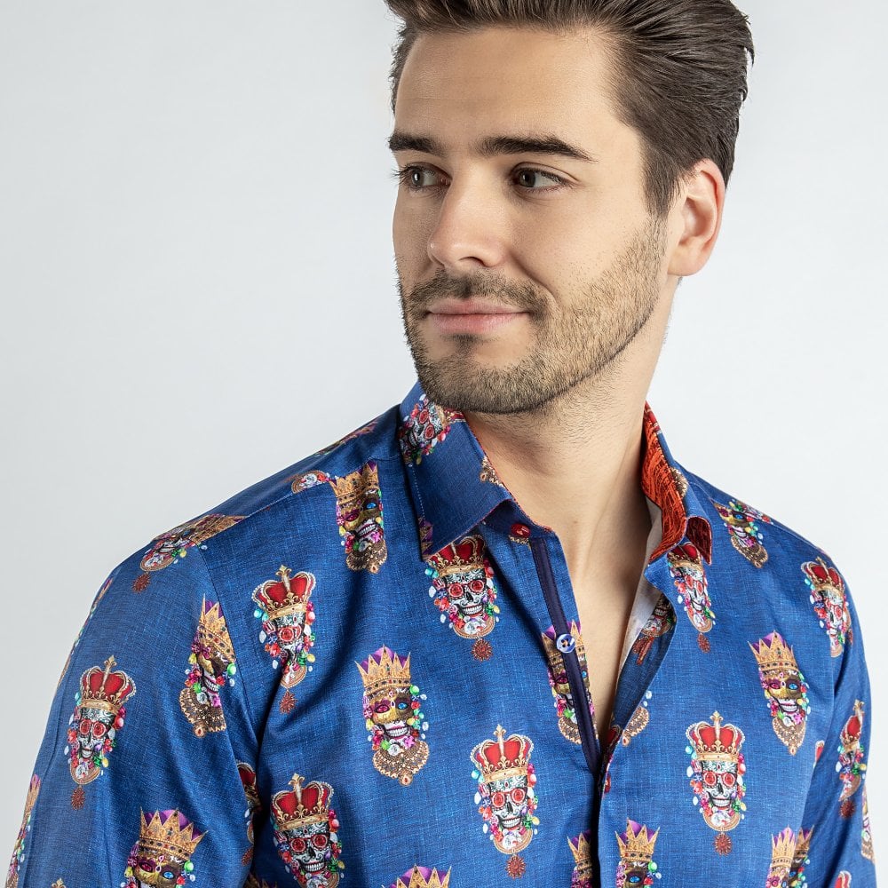 Claudio Lugli Crowned Sugar Skull King | Walters of Oxford | Menswear ...